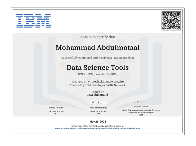Data Science Tools